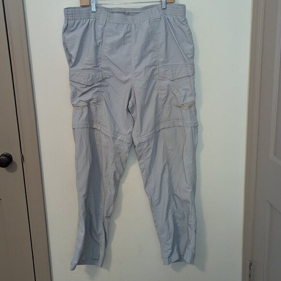 Columbia PFG Convertible Khaki Pants Shorts Hike Fishing Size XL - Picture 2 of 8